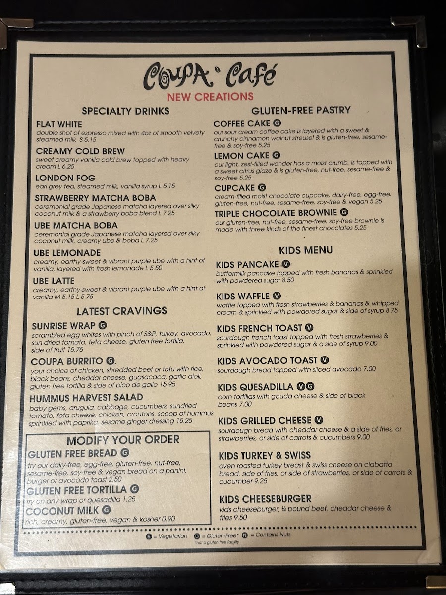 Coupa Cafe - Ramona Menu - Image 5